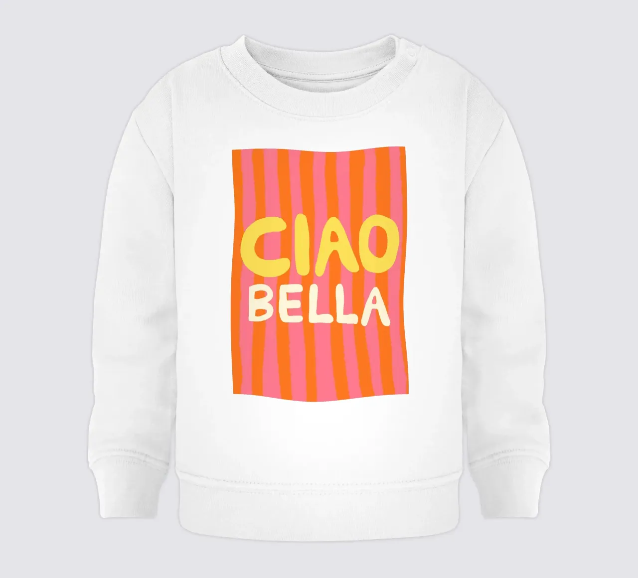 Ciao Bella Orange Pink felpa neonato da Studio Dolci