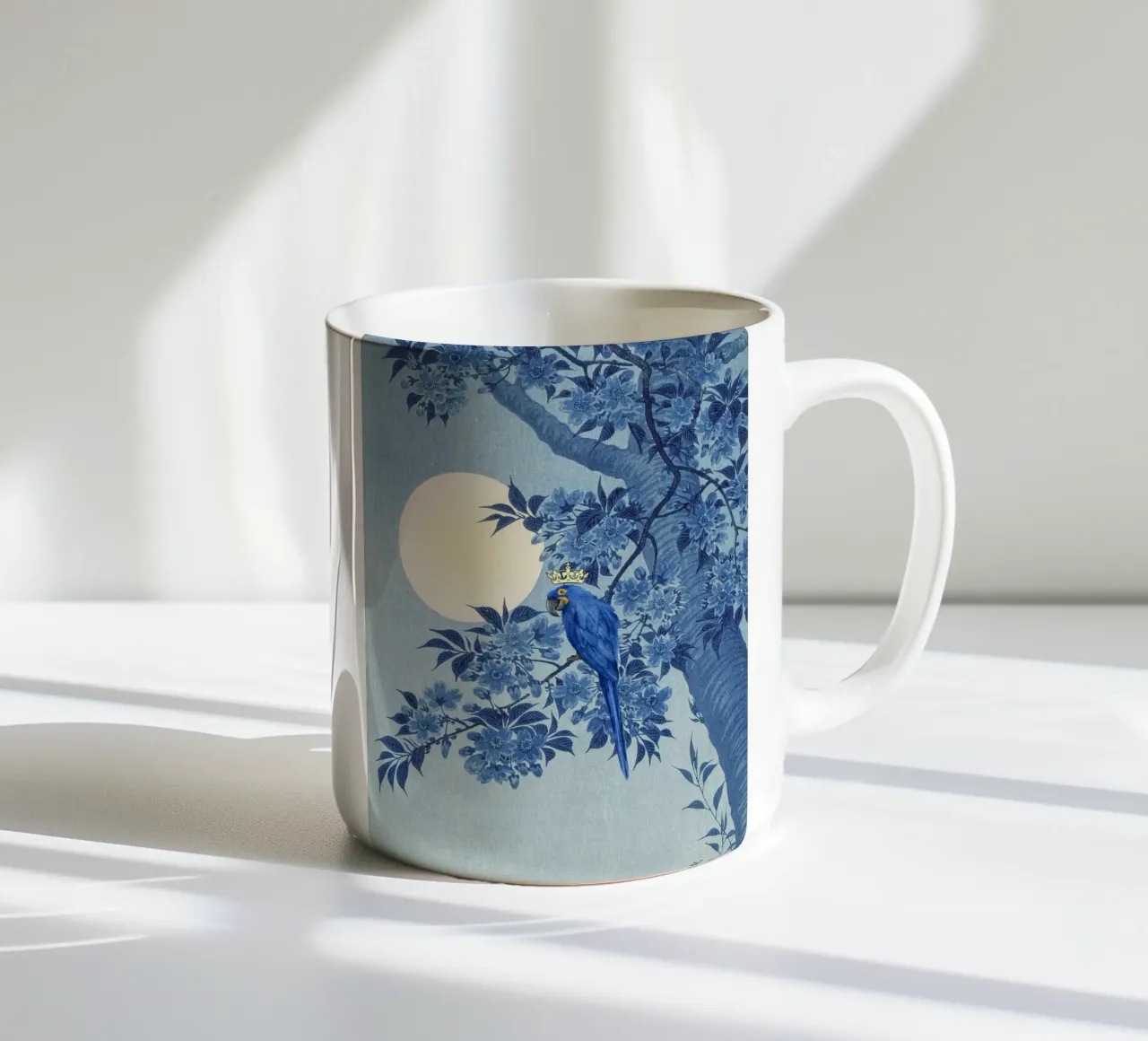 Celestial Parrot tazza in ceramica da ramosashop