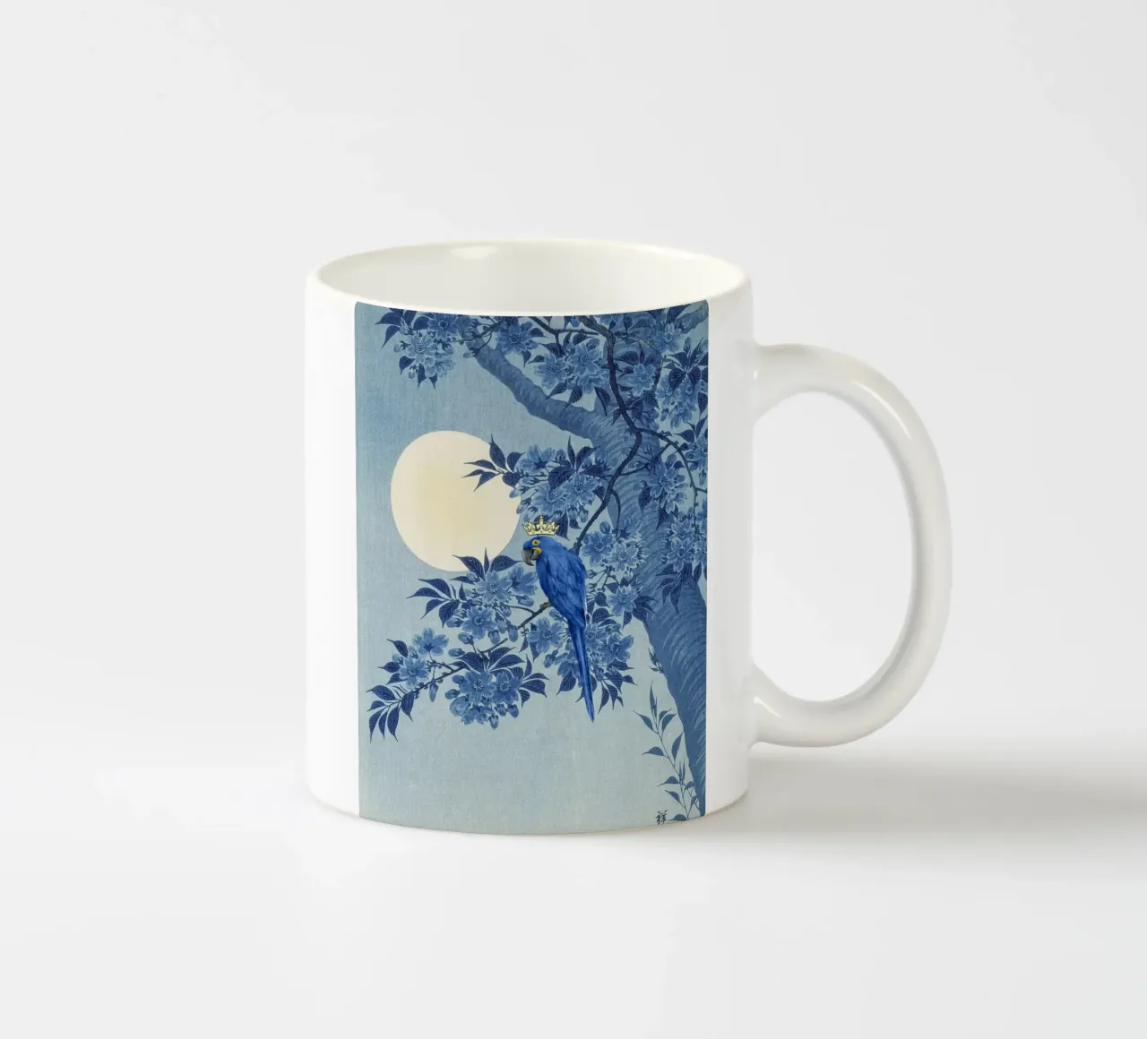 Celestial Parrot tazza in ceramica da ramosashop
