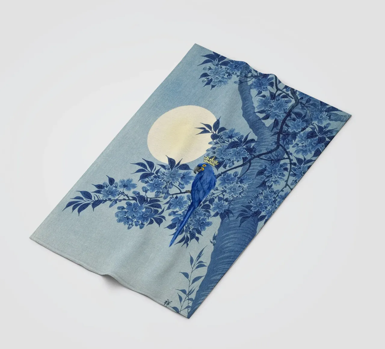 Celestial Parrot coperta in pile da ramosashop