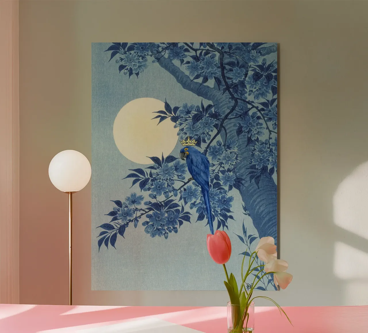 Celestial Parrot alluminio dibond da ramosashop