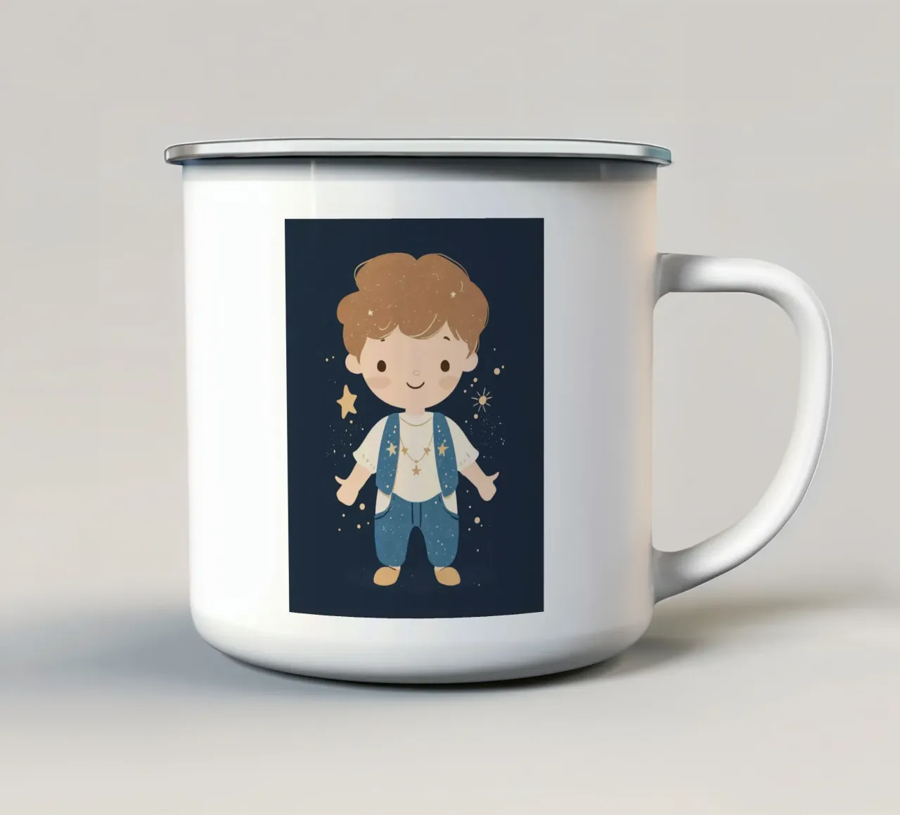 Ragazzo stravagante tazza in smalto da Happy Littles