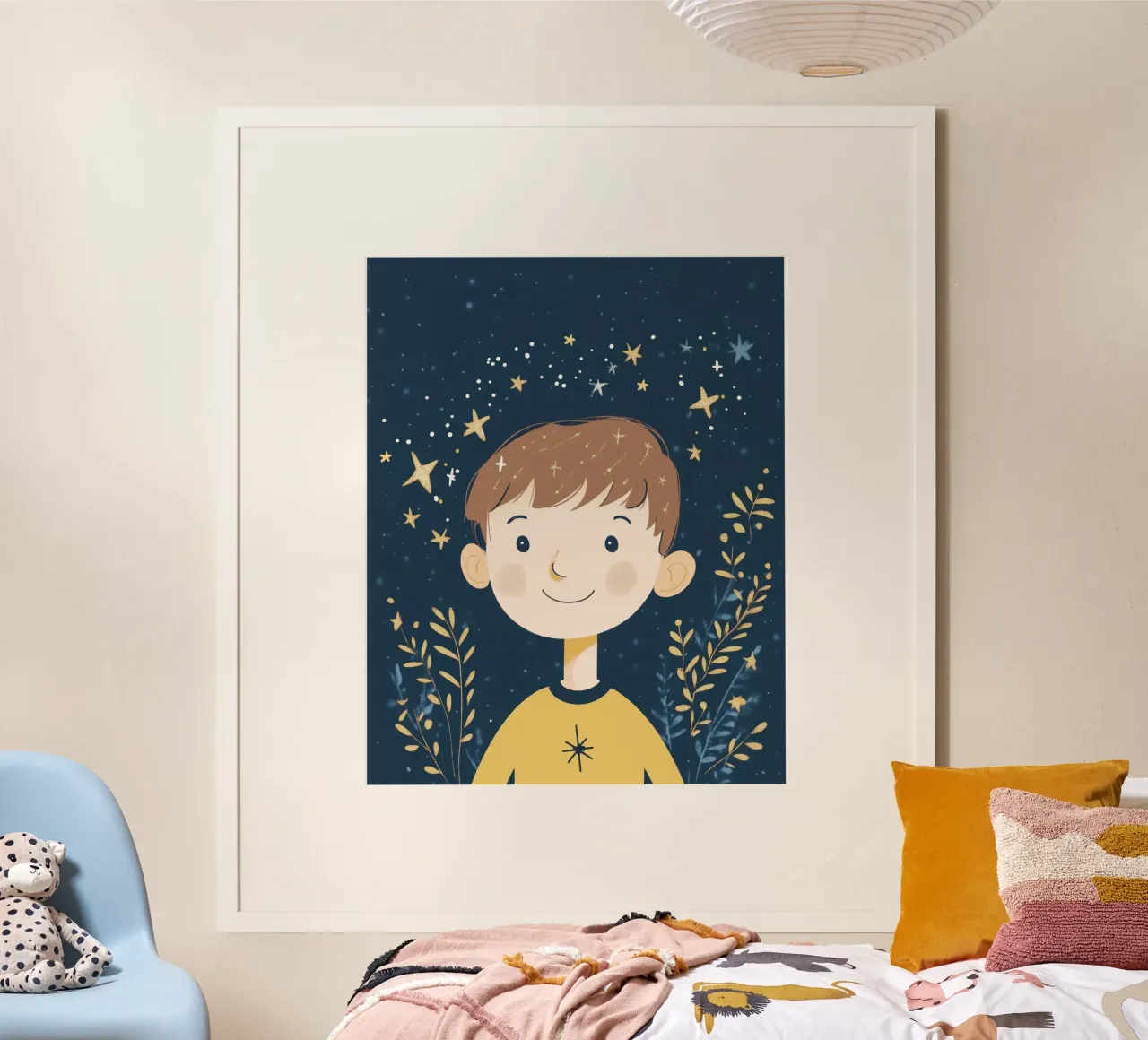 Ragazzo stravagante poster con telaio in plastica da Happy Littles