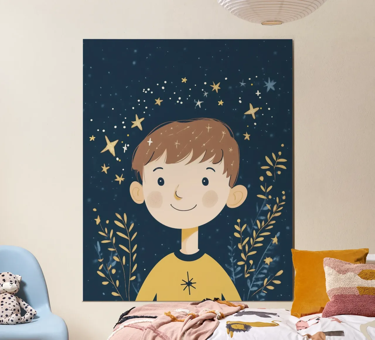 Ragazzo stravagante poster con telaio in plastica da Happy Littles