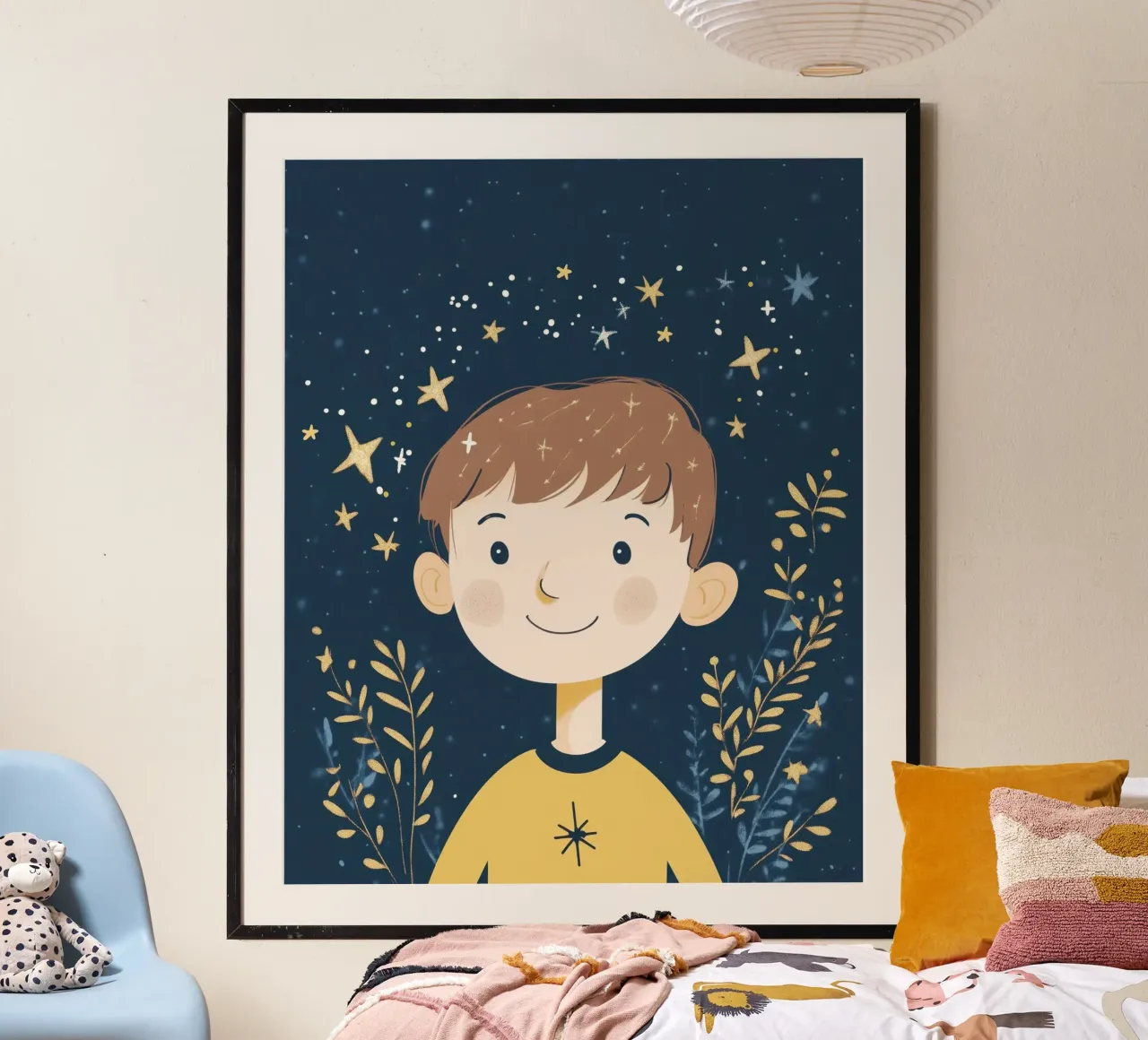 Ragazzo stravagante poster con telaio in plastica da Happy Littles