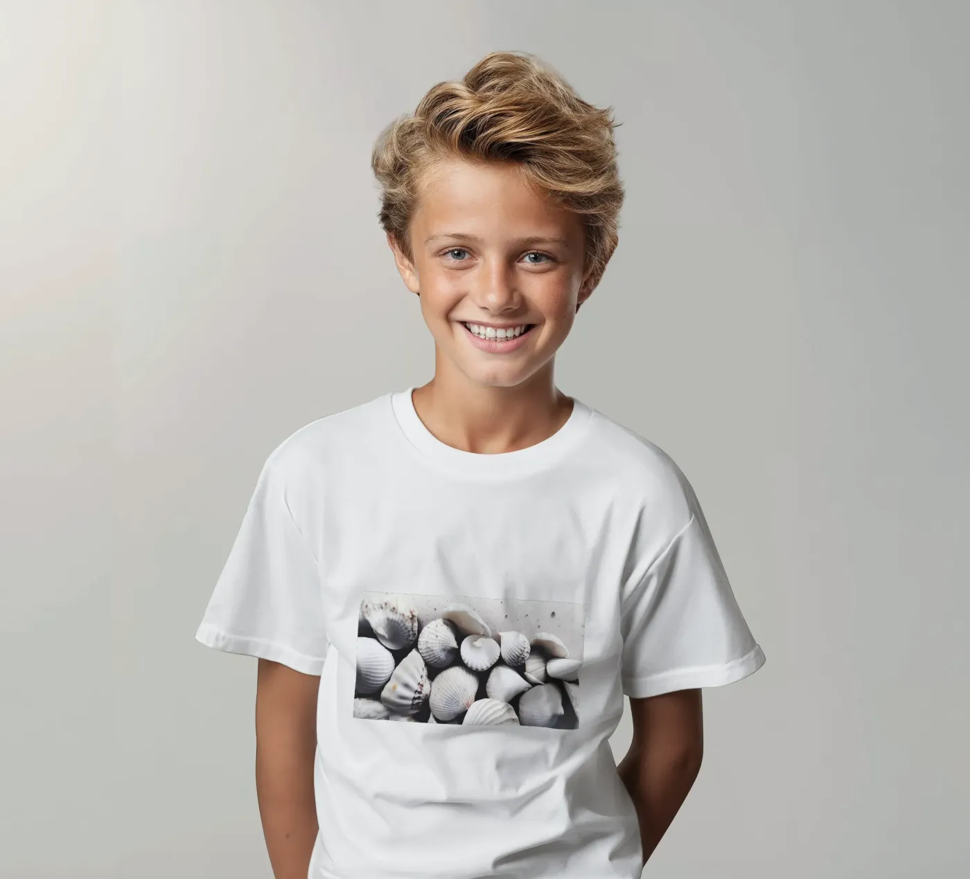 Shells On The Beach t-shirt bambini da treechild