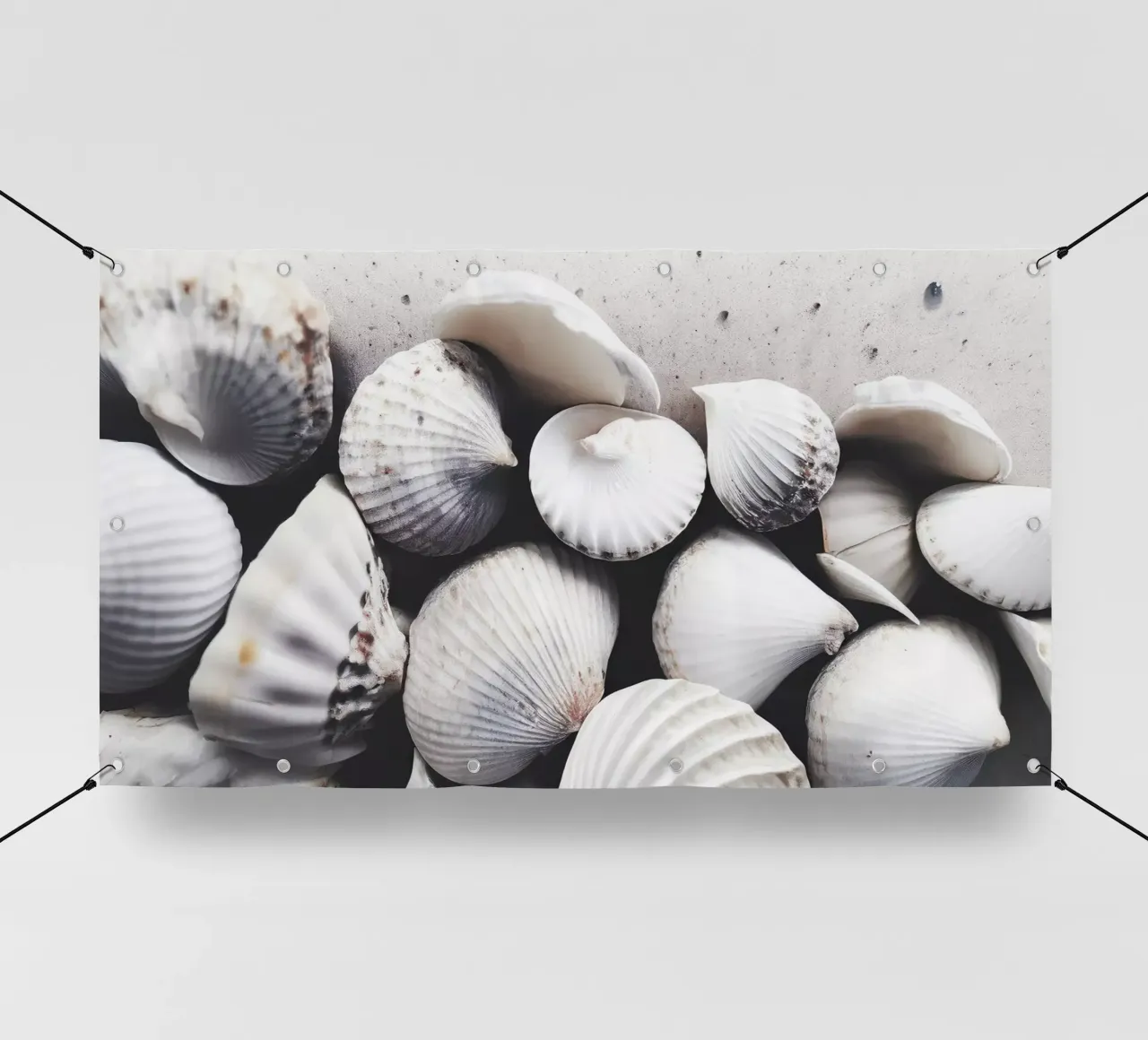 Shells On The Beach telo in pvc da treechild