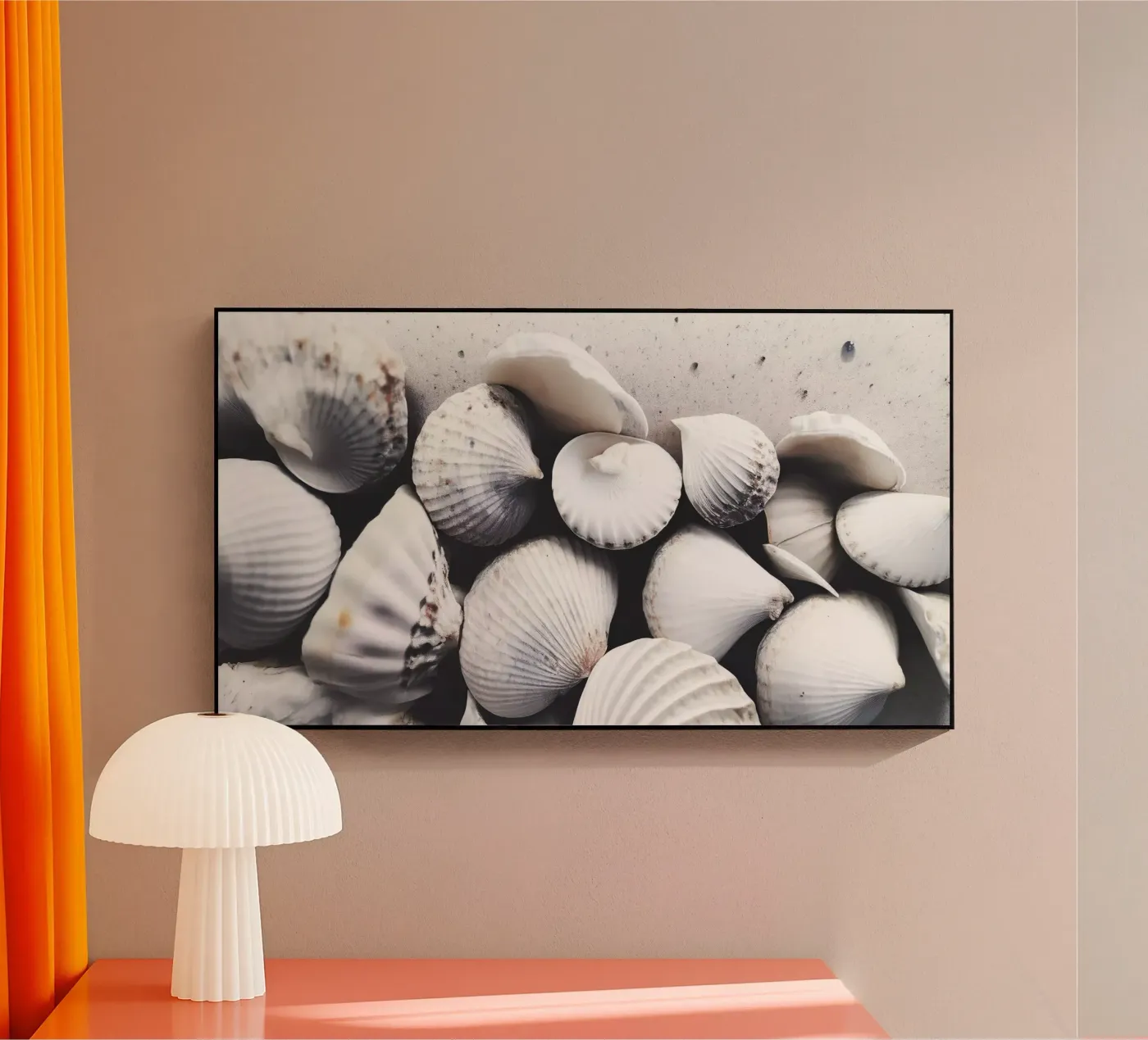 Shells On The Beach acryl van treechild