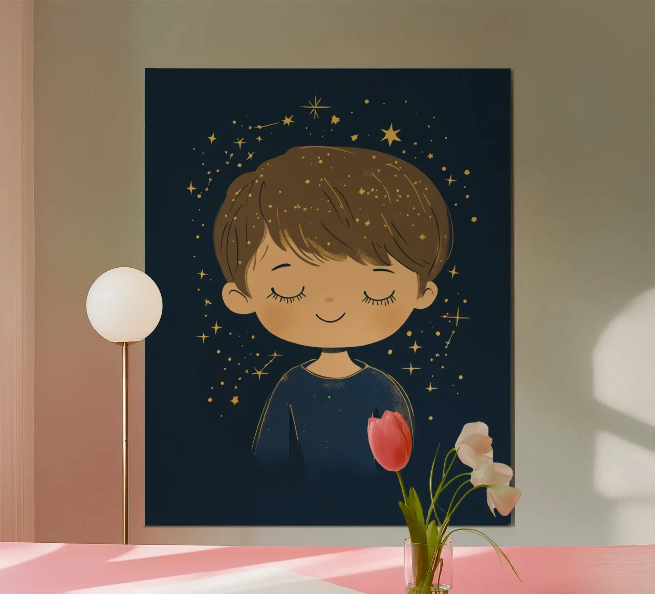 Ragazzo stravagante poster con telaio in plastica da Happy Littles