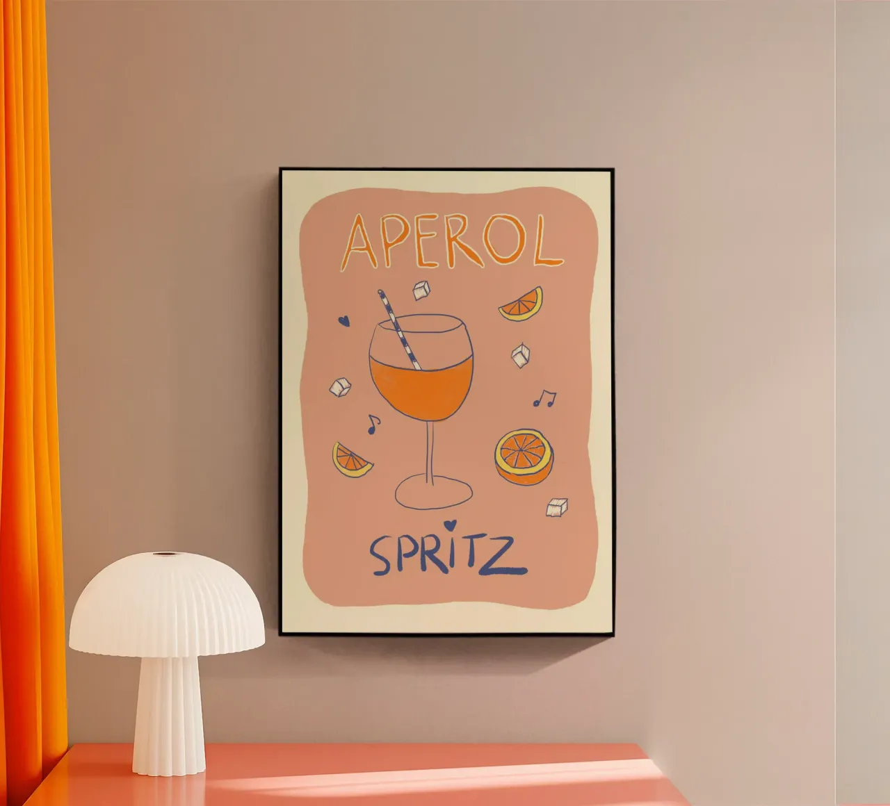 Aperol Spritz plexiglass da Studio Dolci