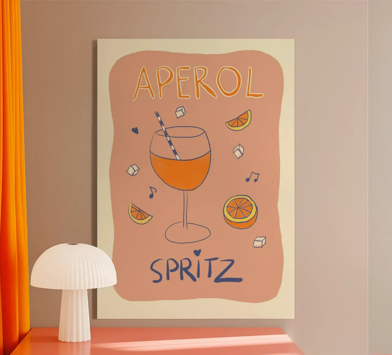 Aperol Spritz plexiglass da Studio Dolci
