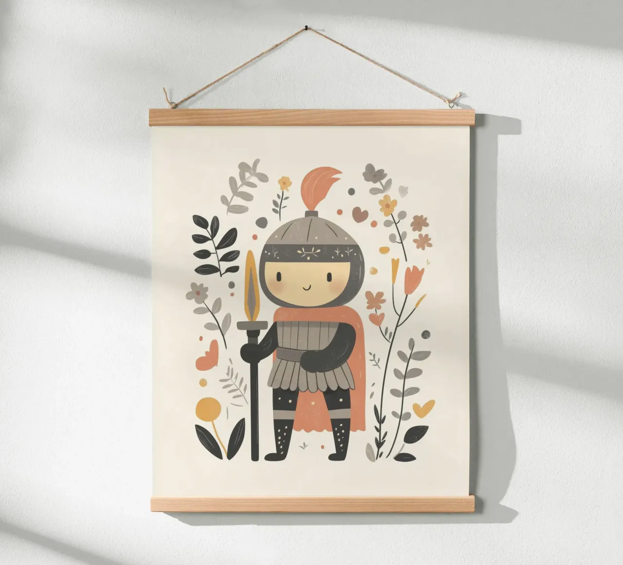 Cavaliere stravagante poster con telaio in plastica da Happy Littles
