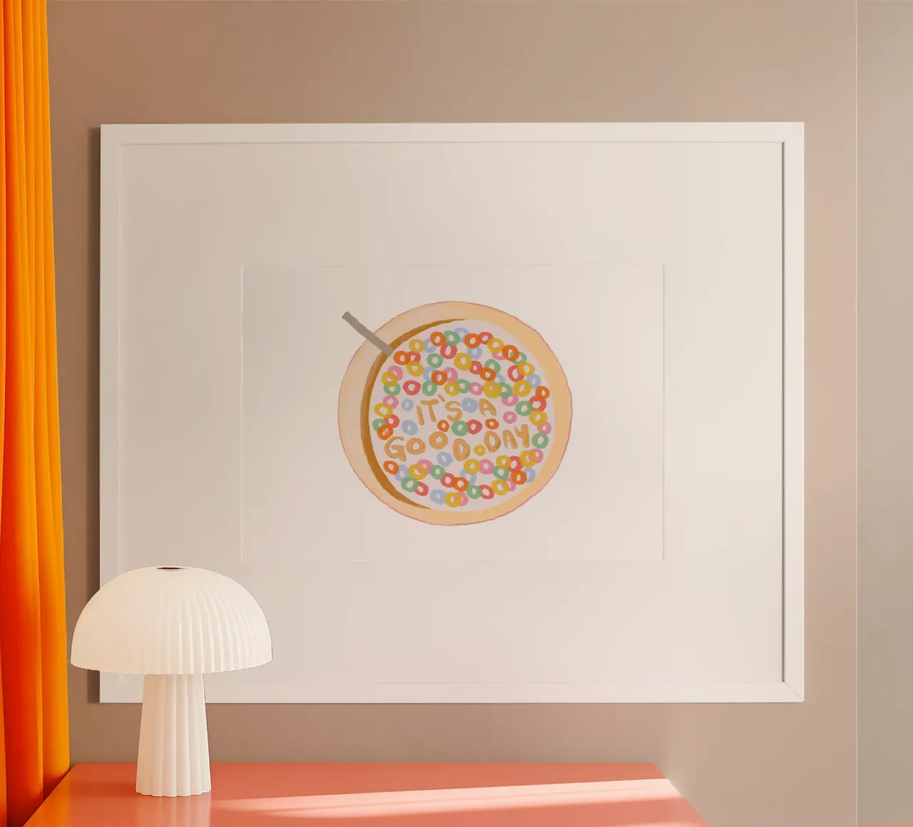Poster per cereali It's a Good Day, Foodie Art, Colazione poster da vintagepod