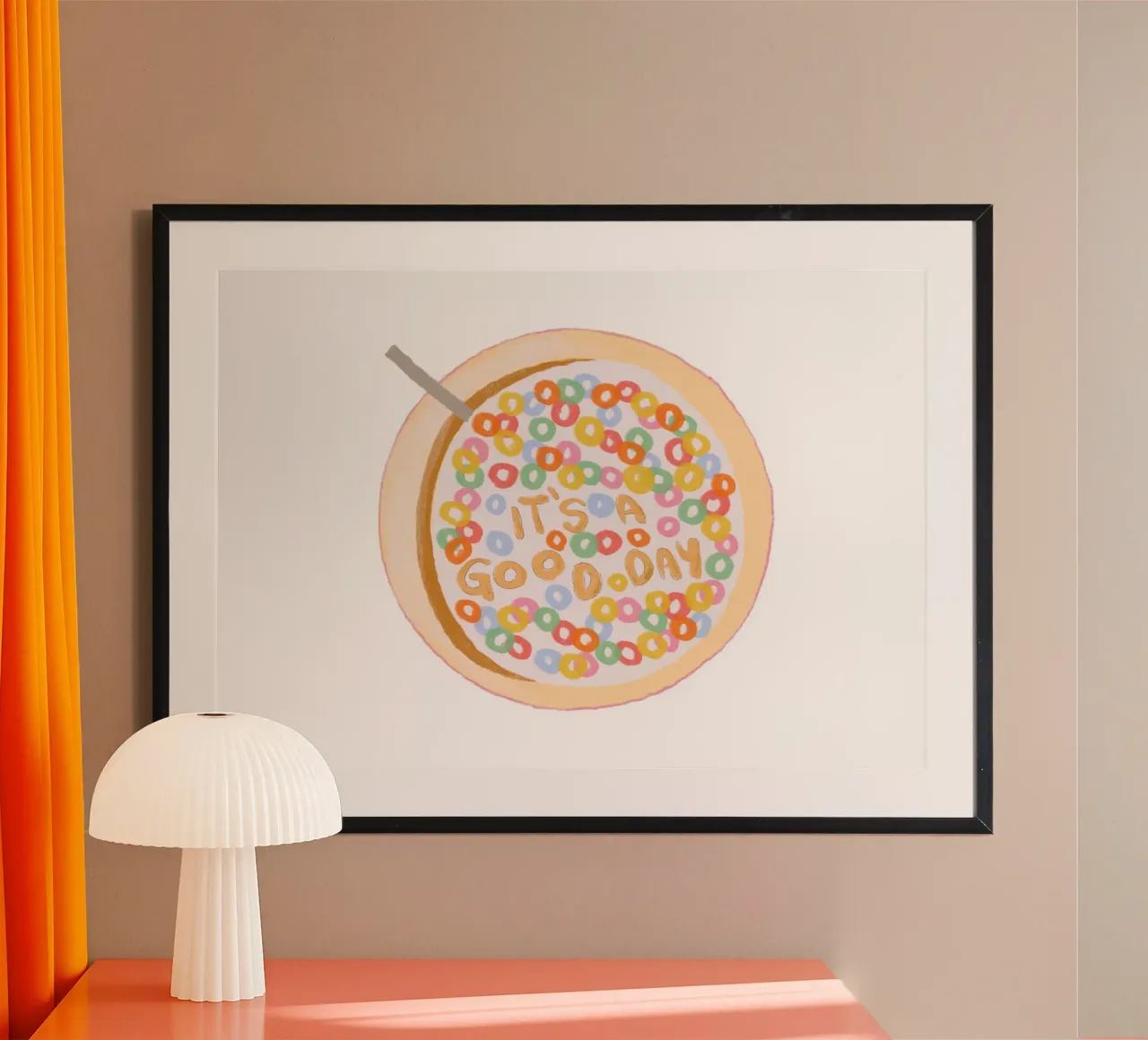 Poster per cereali It's a Good Day, Foodie Art, Colazione poster da vintagepod
