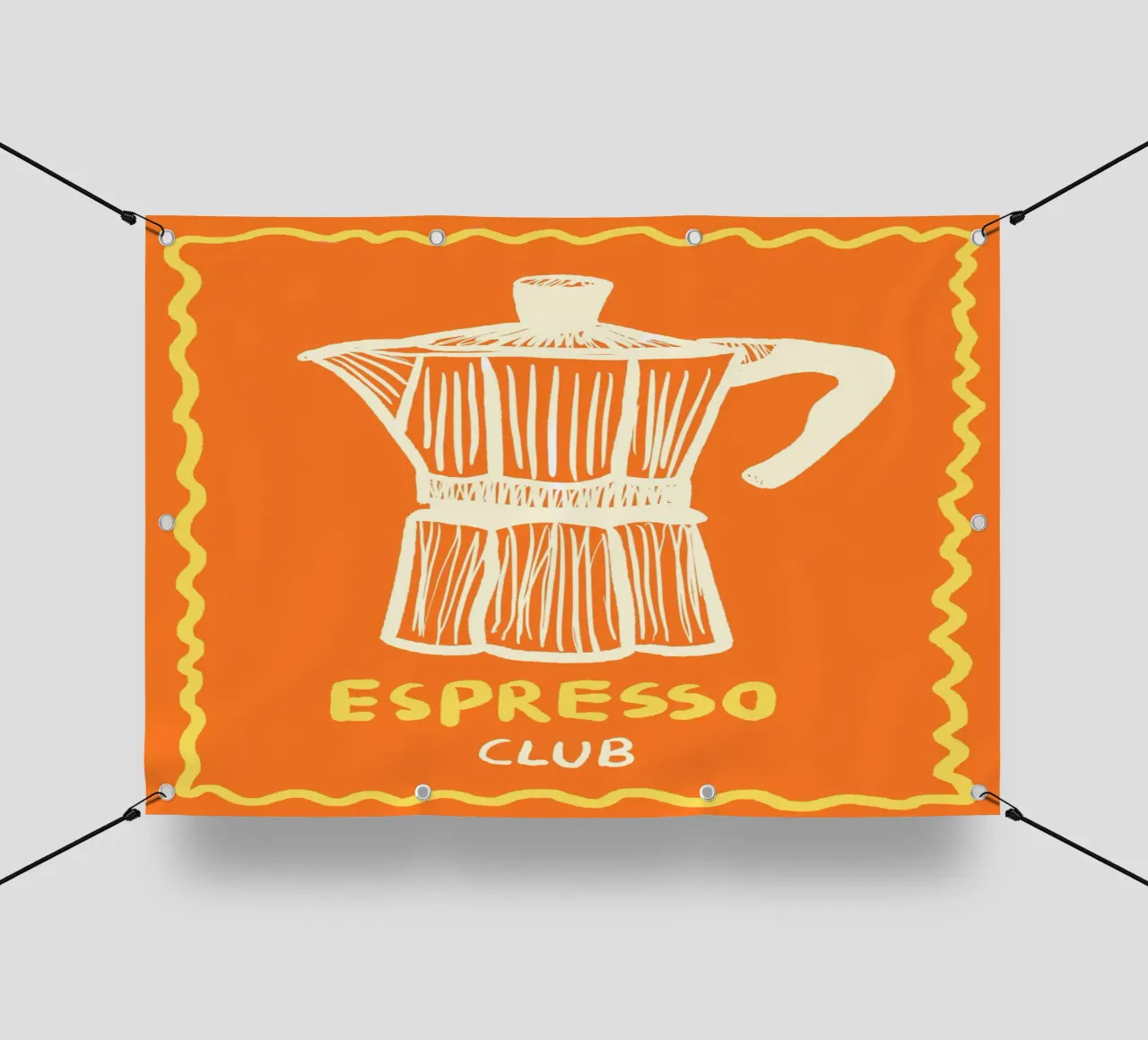 Espresso Orange telo in pvc da Studio Dolci