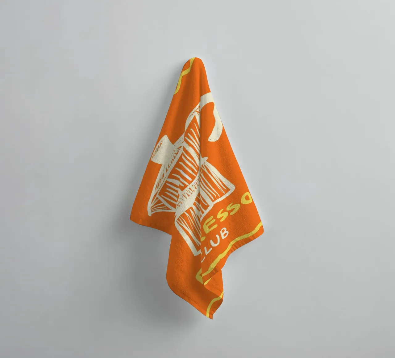 Espresso Orange asciugamano da bagno da Studio Dolci