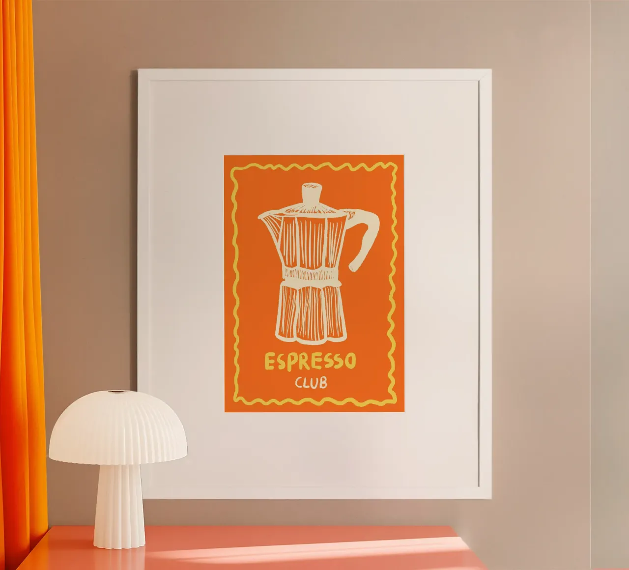 Espresso Orange poster da Studio Dolci