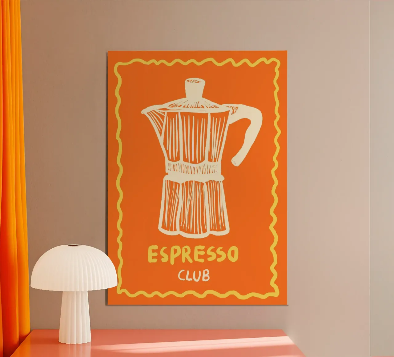 Espresso Orange poster da Studio Dolci