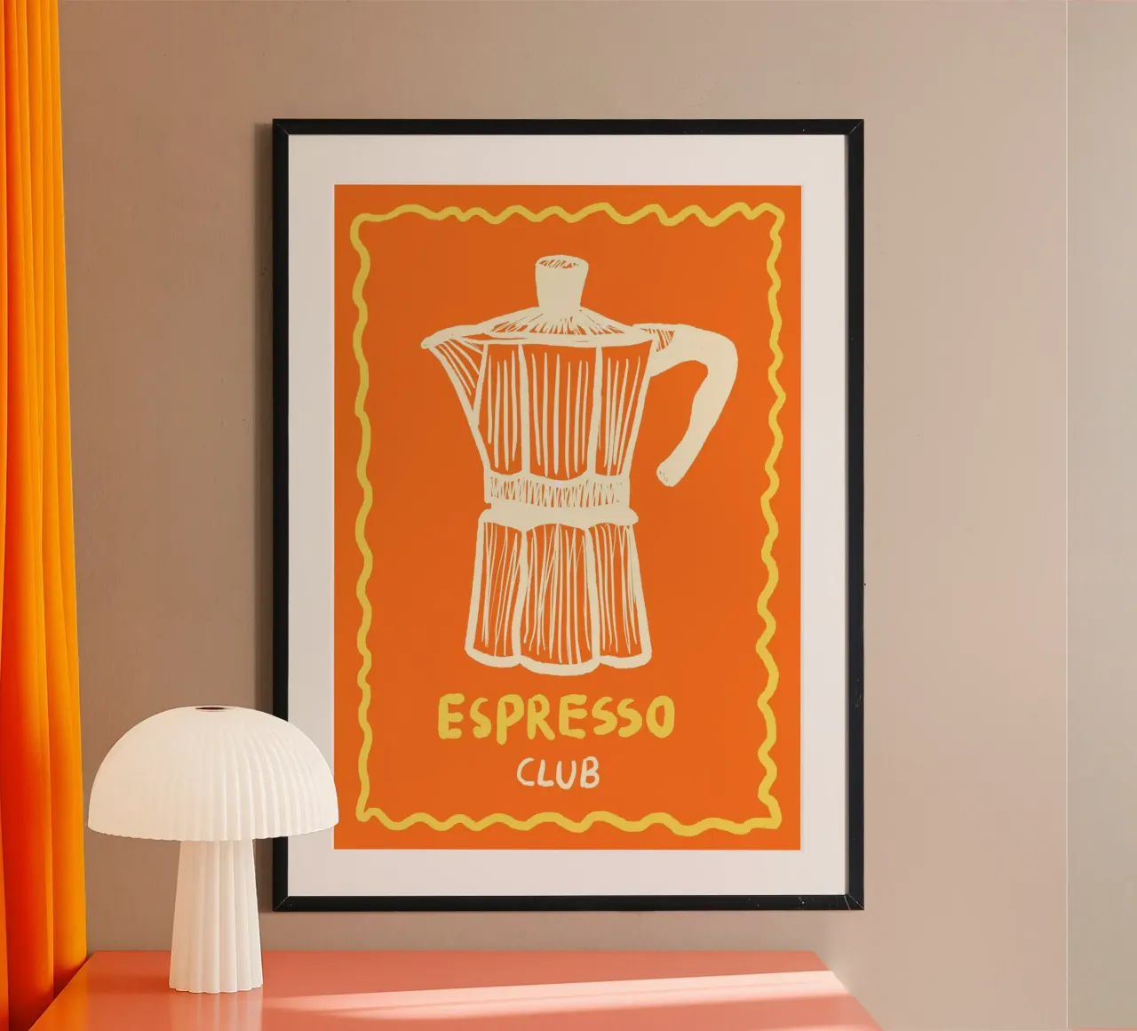 Espresso Orange poster da Studio Dolci