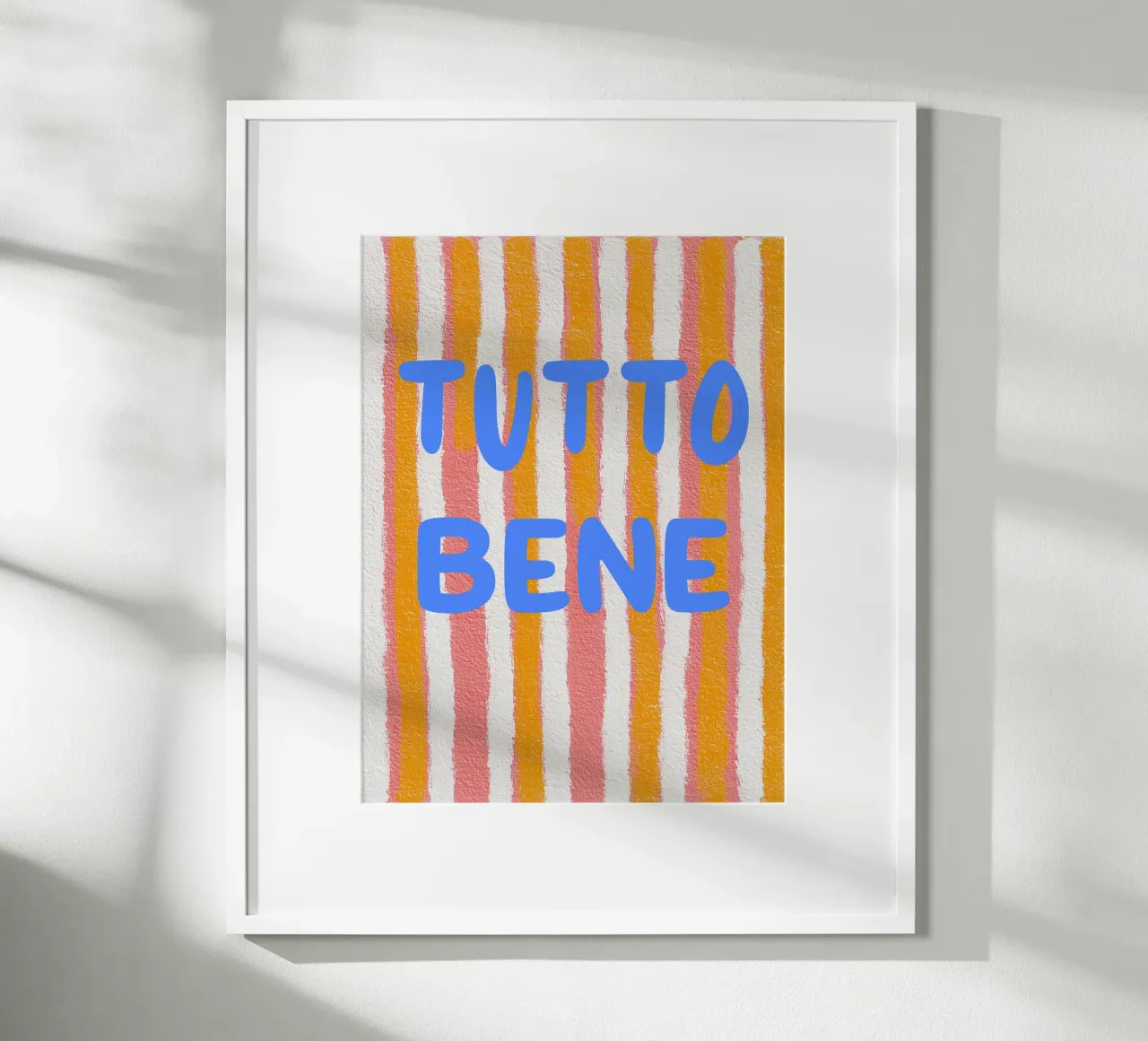 Sommerliche Tutto Bene-Vibes Poster von Carinaprint