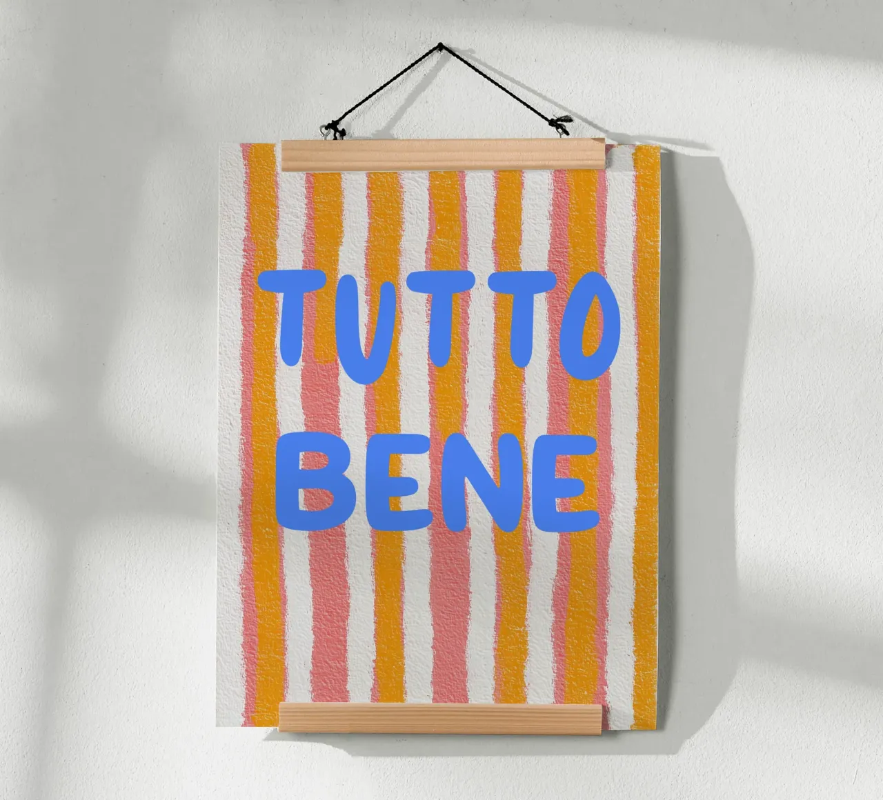 Sommerliche Tutto Bene-Vibes Poster von Carinaprint