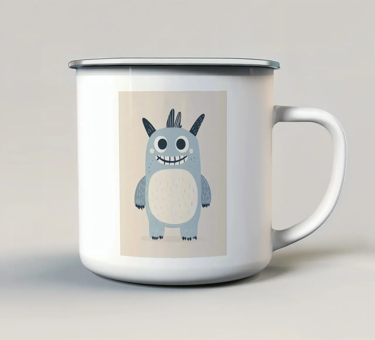 Mostro stravagante tazza in smalto da Happy Littles