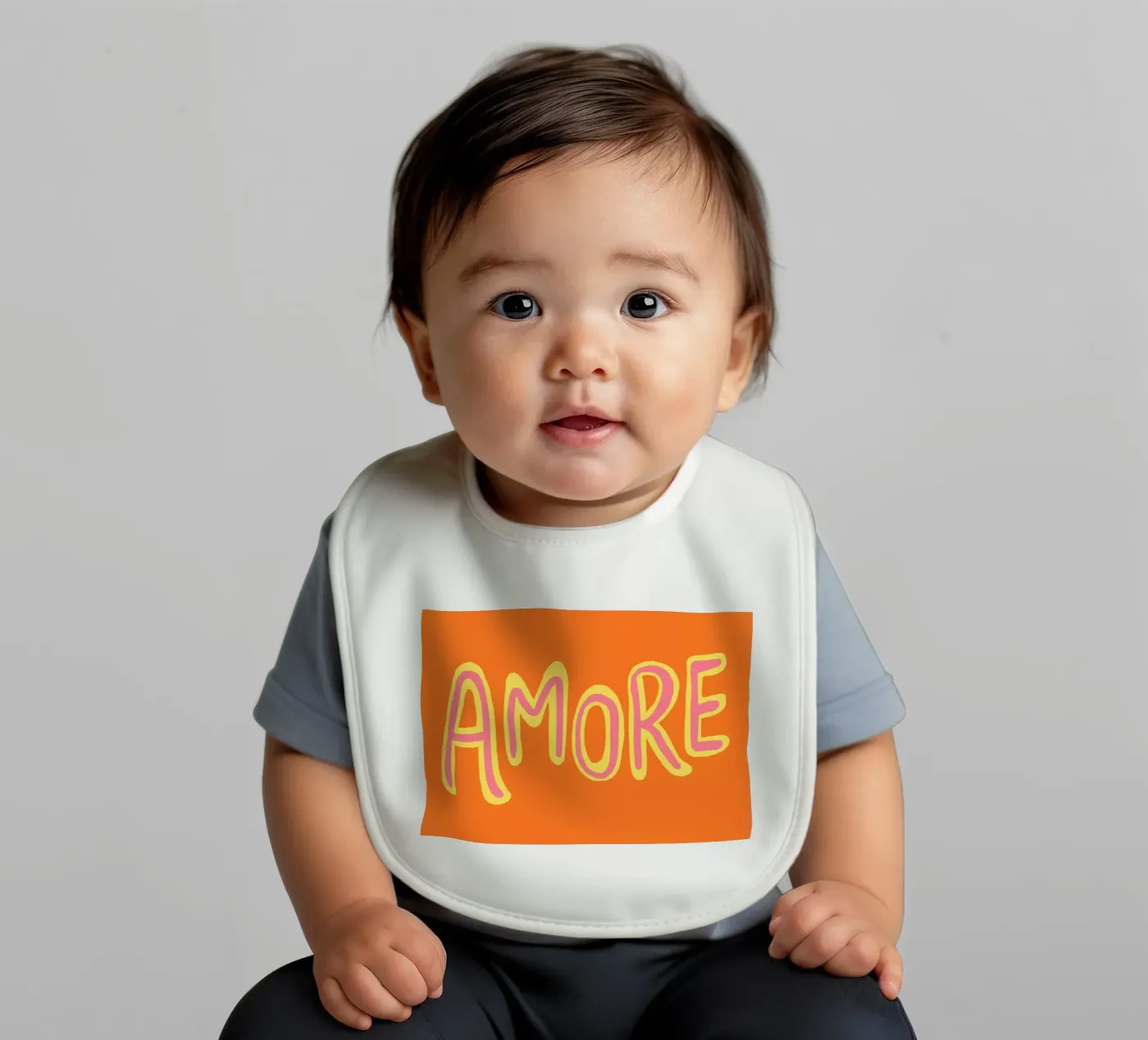 Amore Orange bavaglino da Studio Dolci