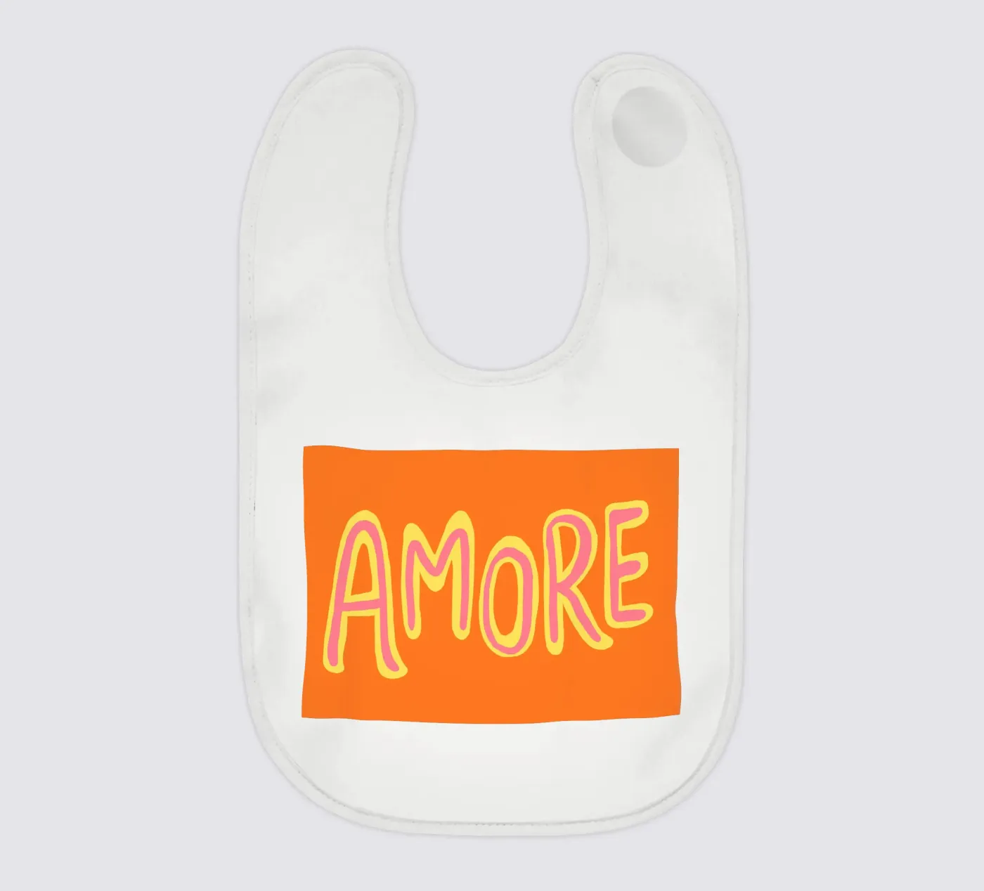 Amore Orange bavaglino da Studio Dolci