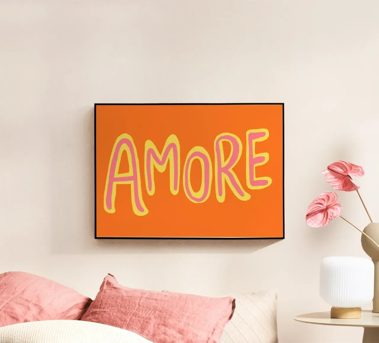 Amore Orange plexiglass da Studio Dolci
