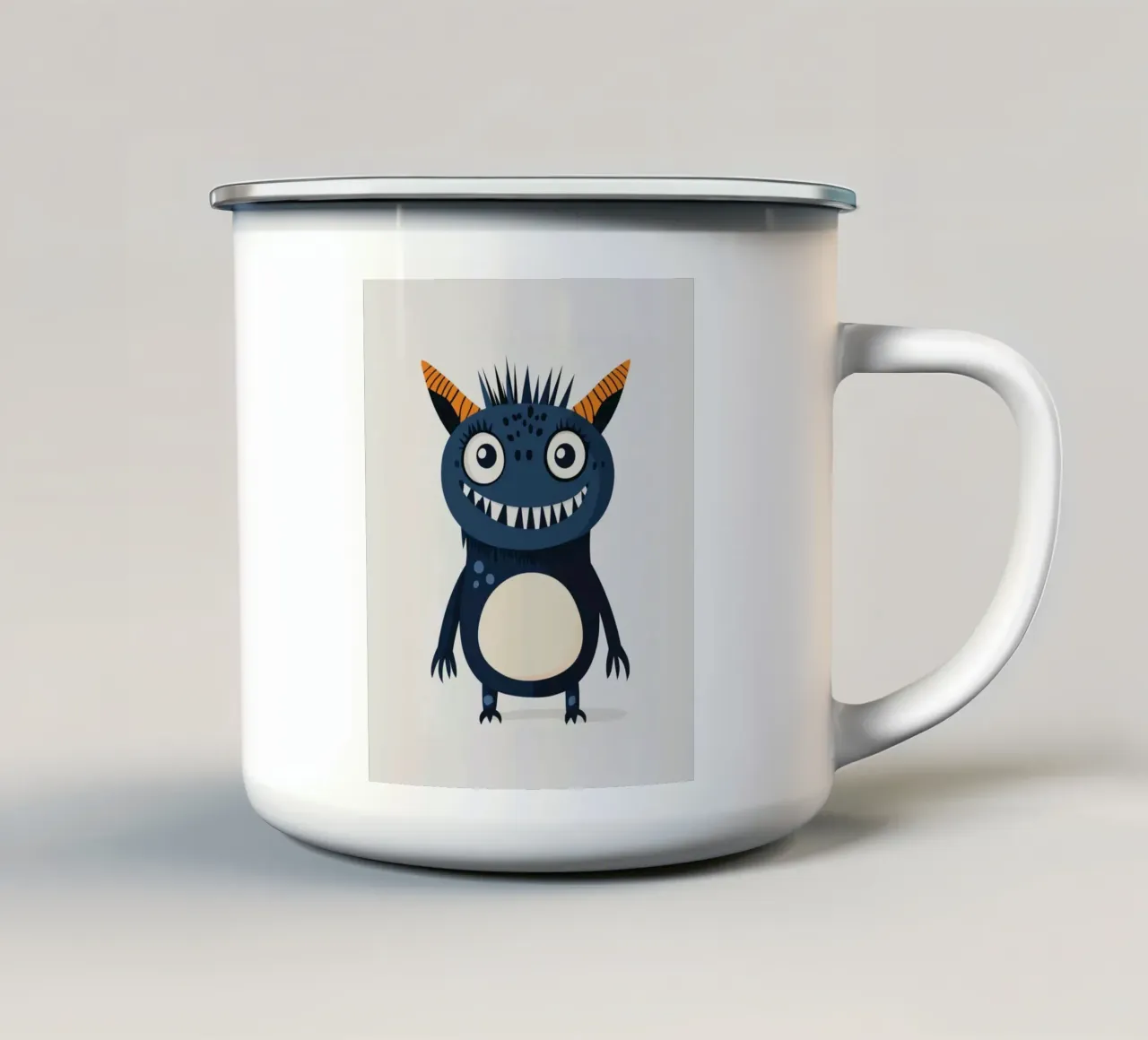 Mostro stravagante tazza in smalto da Happy Littles