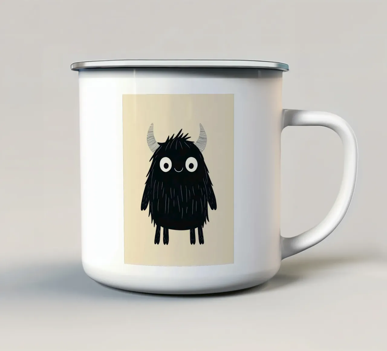 Mostro stravagante tazza in smalto da Happy Littles