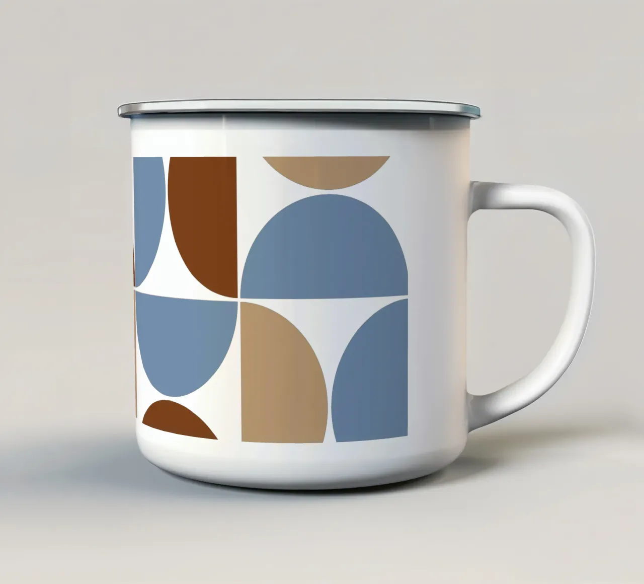Fall mid century modern tazza in smalto da TijanaArtStudio88