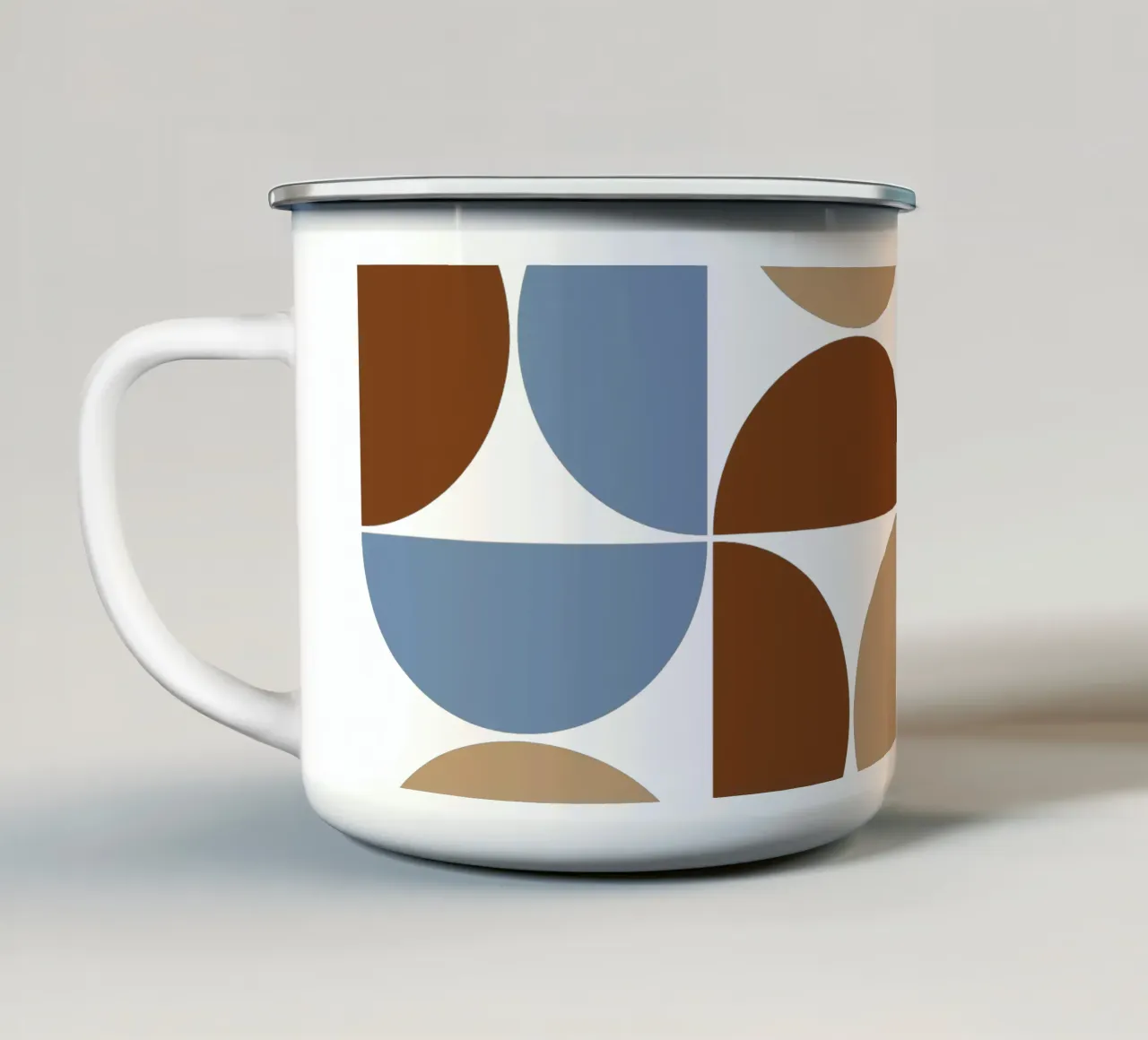 Fall mid century modern tazza in smalto da TijanaArtStudio88