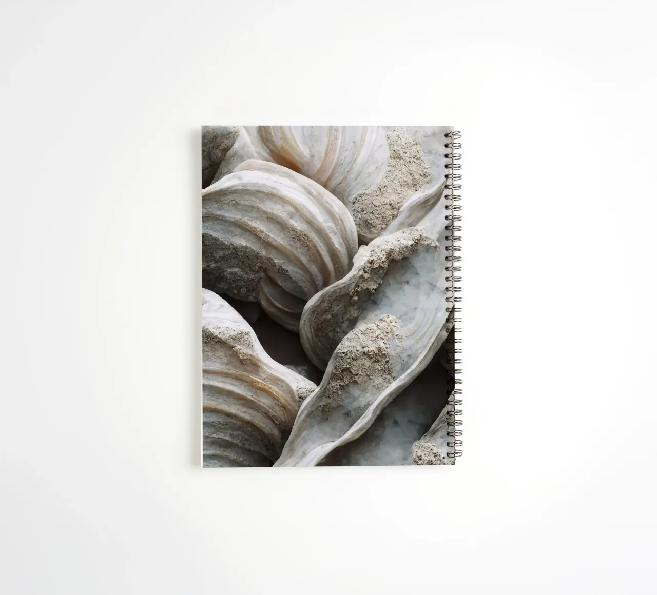 Sea Shells Detail No 2 spiral notebook by treechild