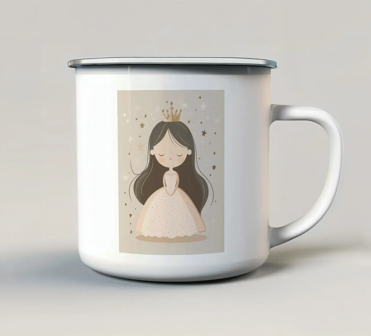 Principessa stravagante tazza in smalto da Happy Littles
