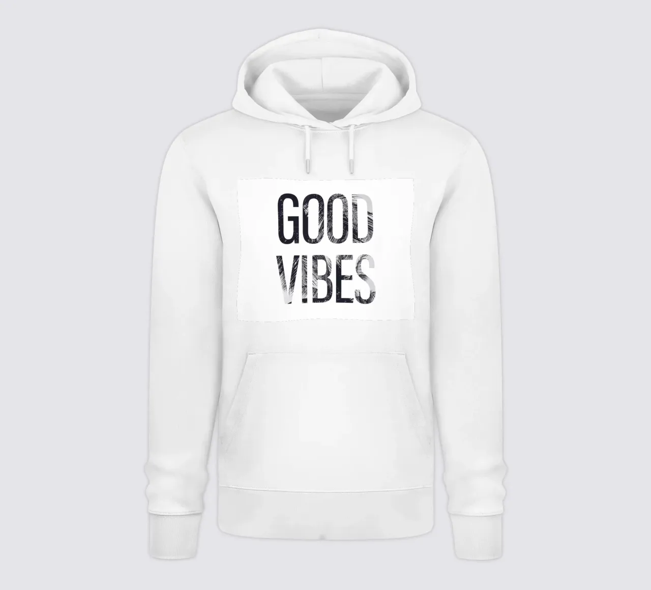 Good Vibes - Tipografia con un tocco tropicale felpa con cappuccio da Whole©