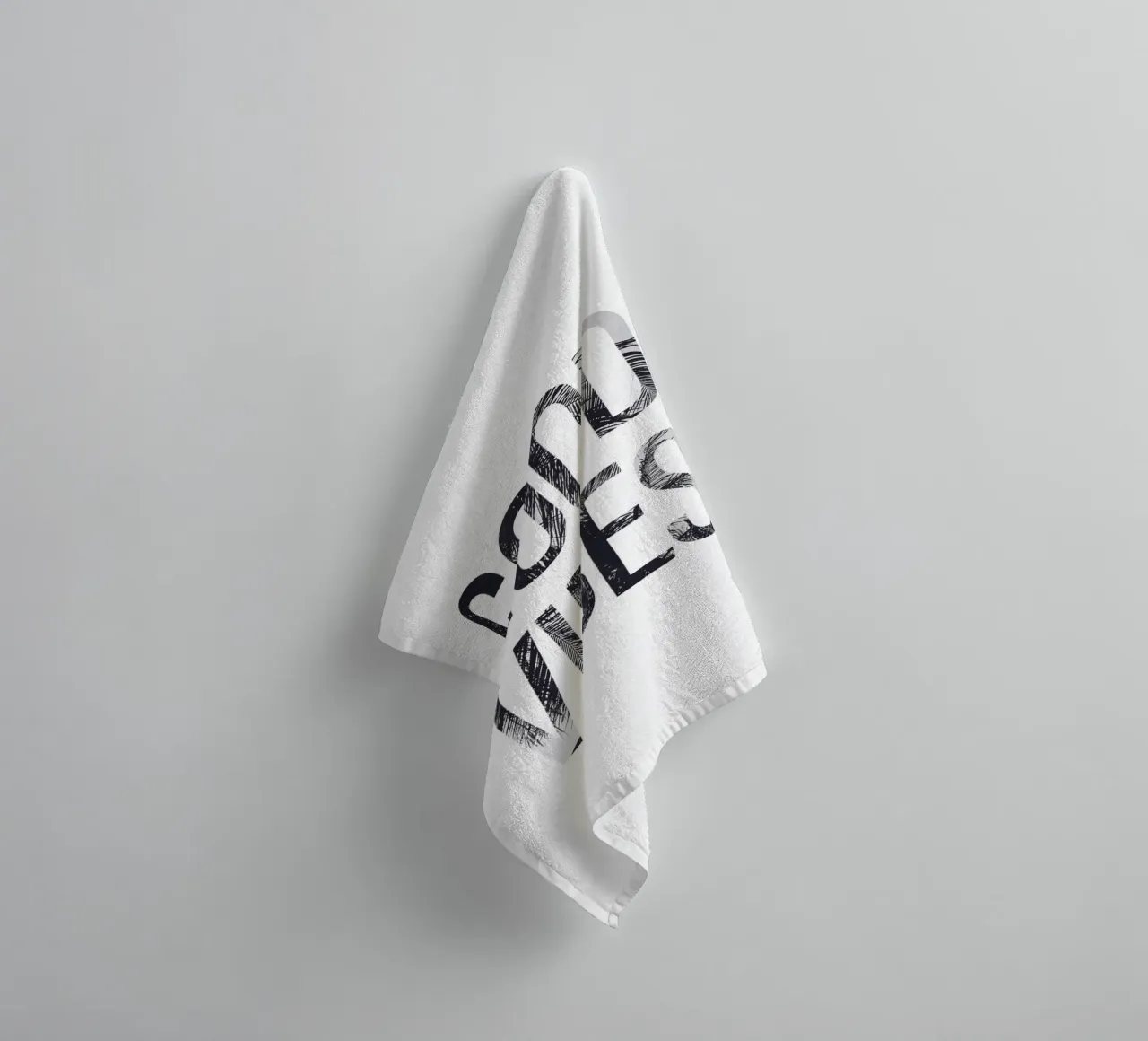 Good Vibes - Tipografia con un tocco tropicale asciugamano da bagno da Whole©