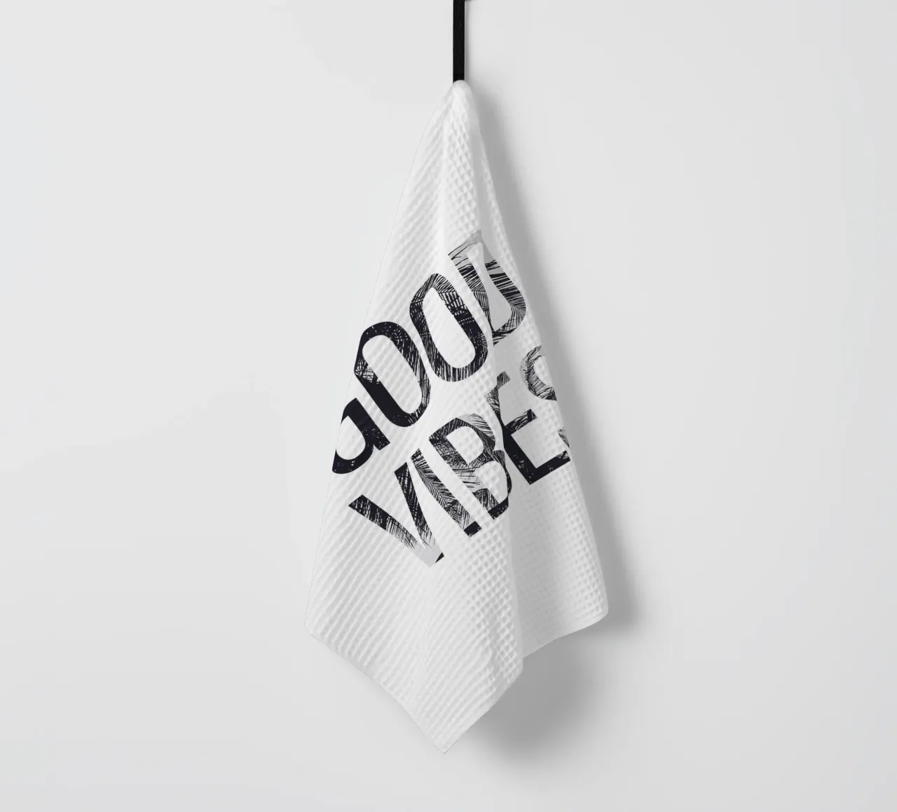 Good Vibes - Tipografia con un tocco tropicale canovaccio da cucina da Whole©