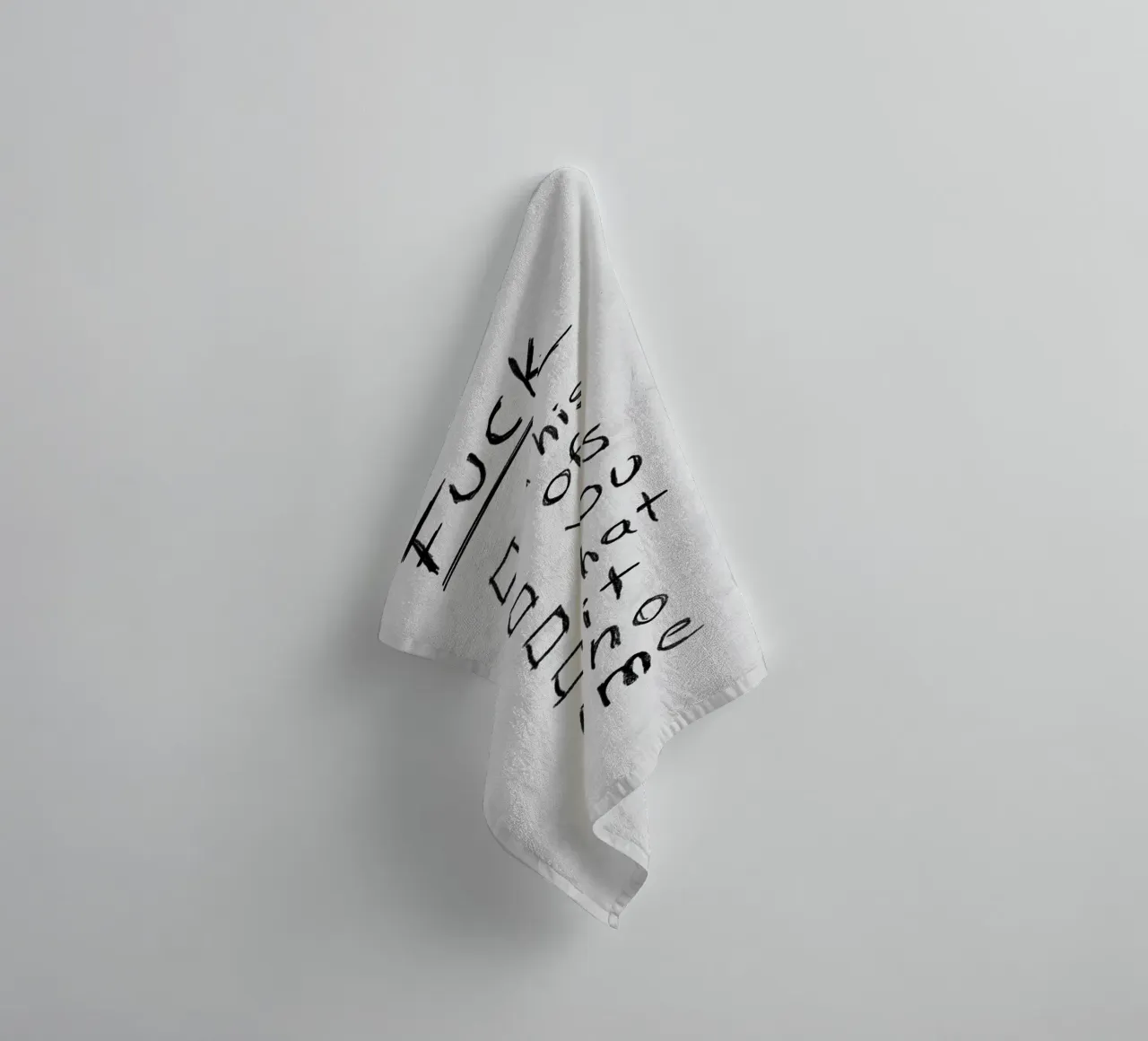 Fuck List Handtuch von Jonas Loose