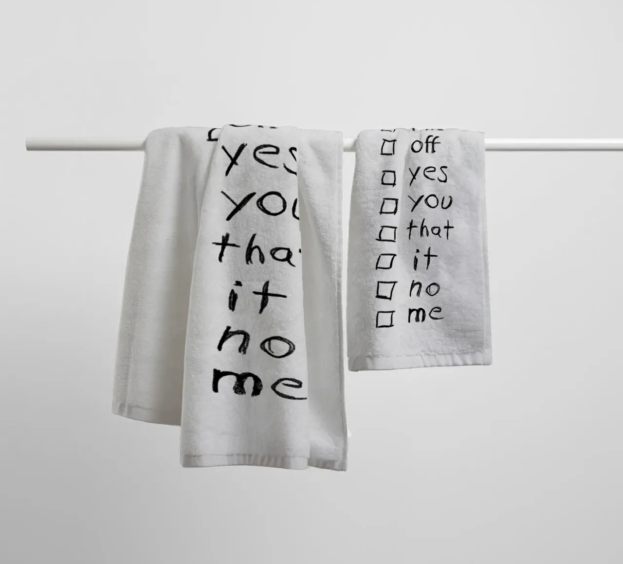 Fuck List Handtuch von Jonas Loose