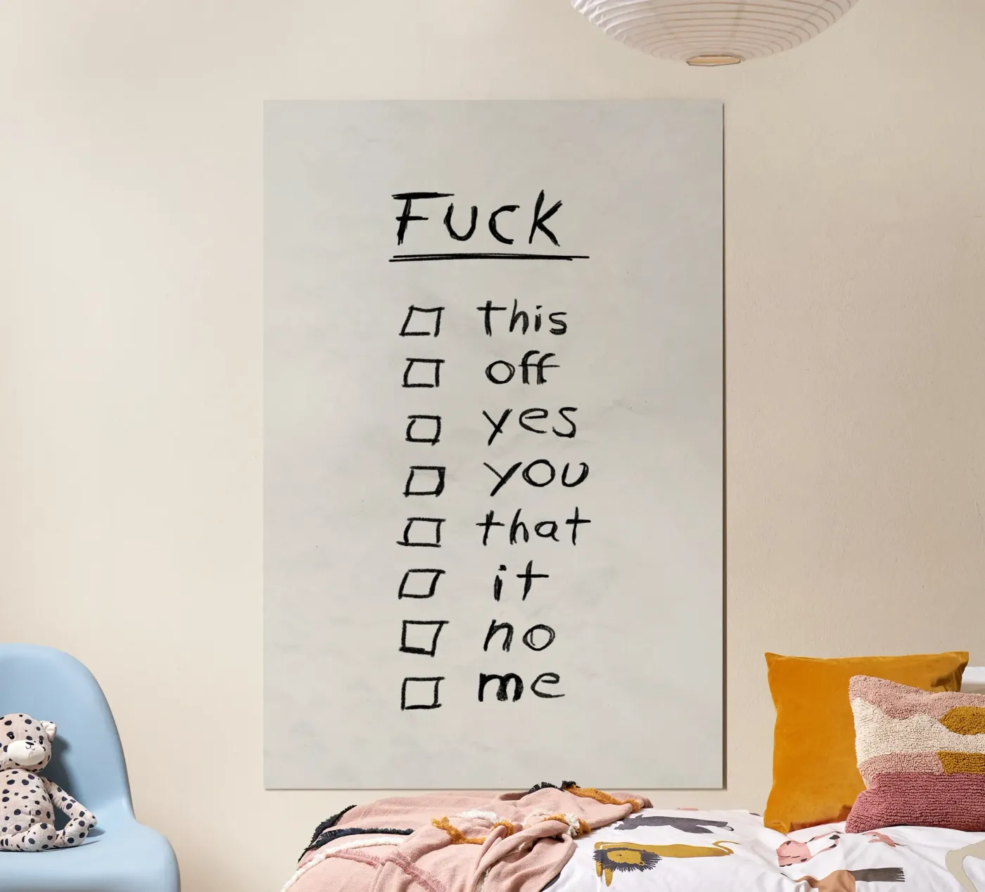 Fuck List poster da Jonas Loose