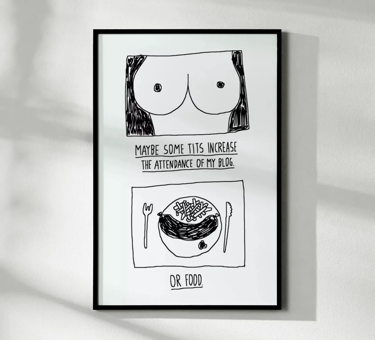 Tits (White) poster da Herzette