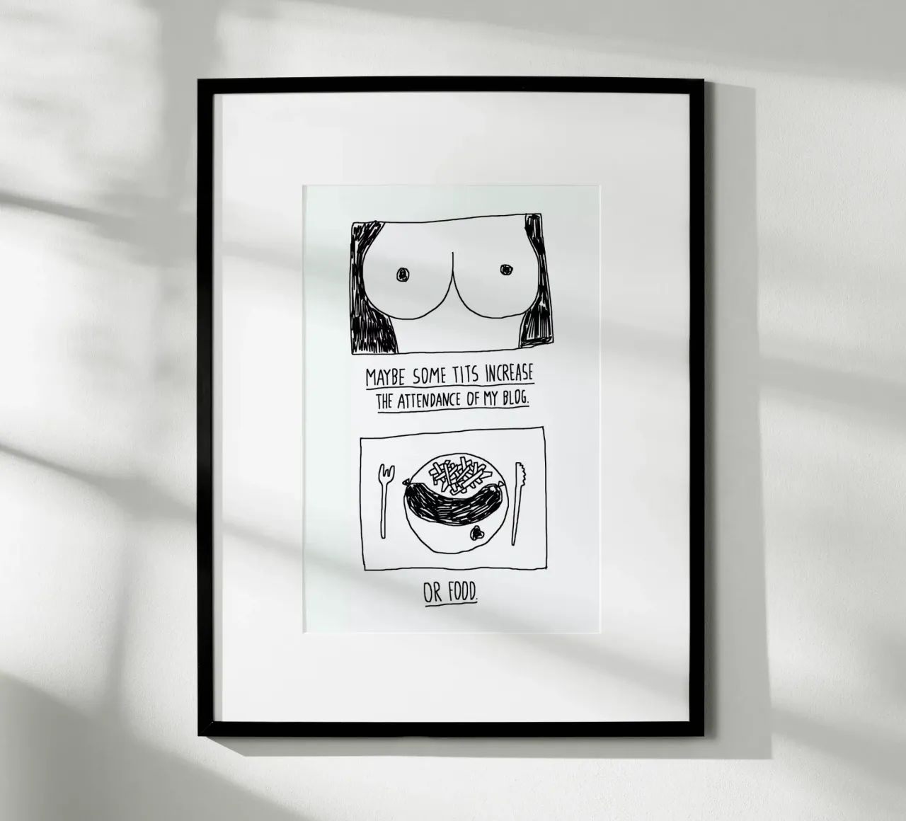 Tits (White) poster da Herzette