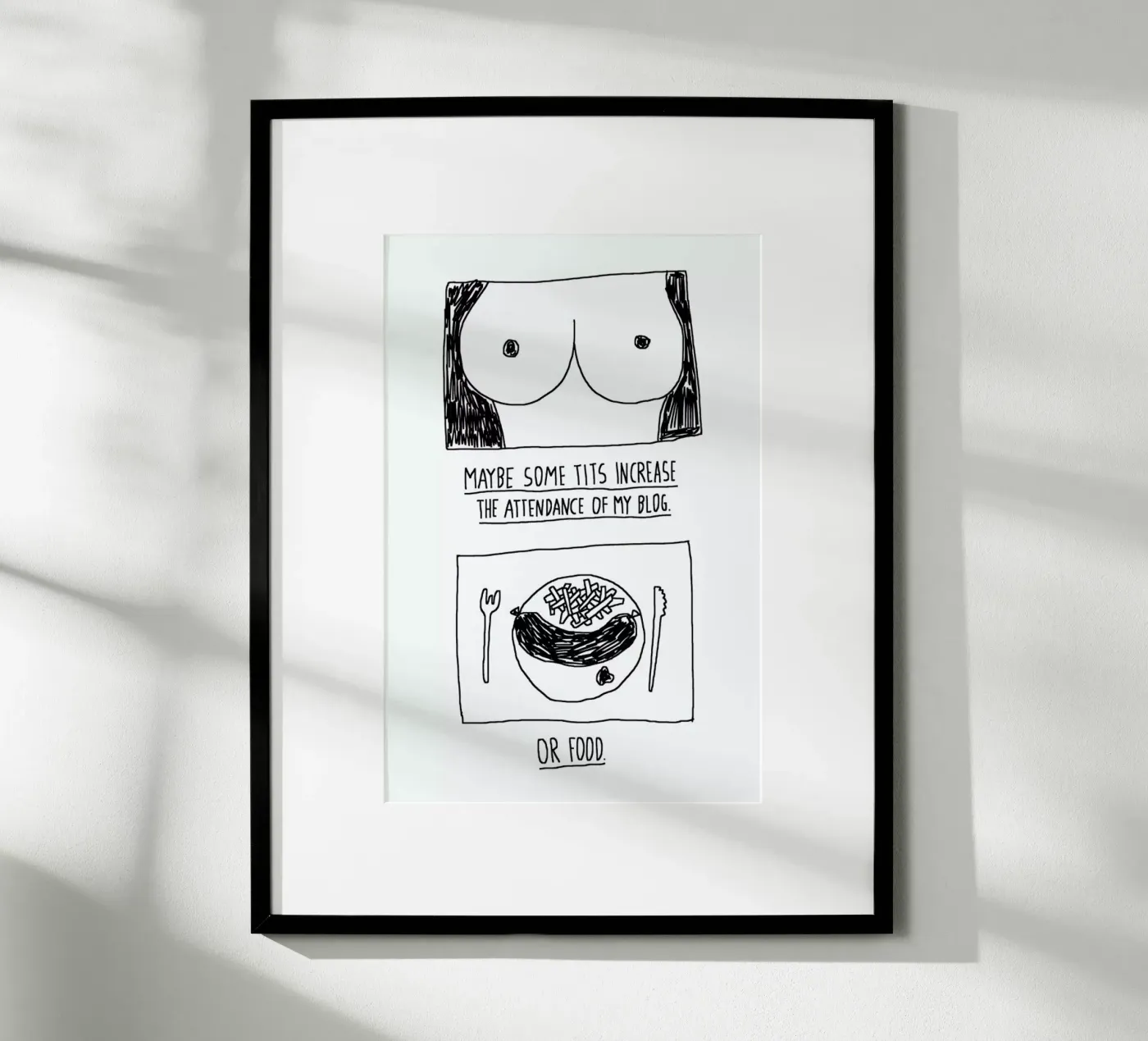 Tits (White) poster da Herzette