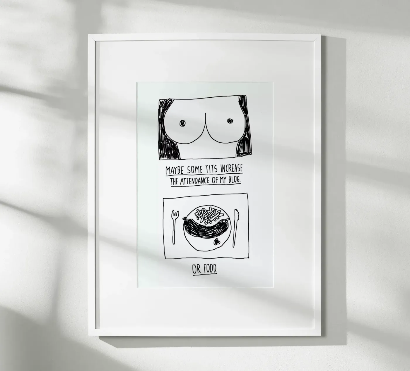 Tits (White) poster da Herzette