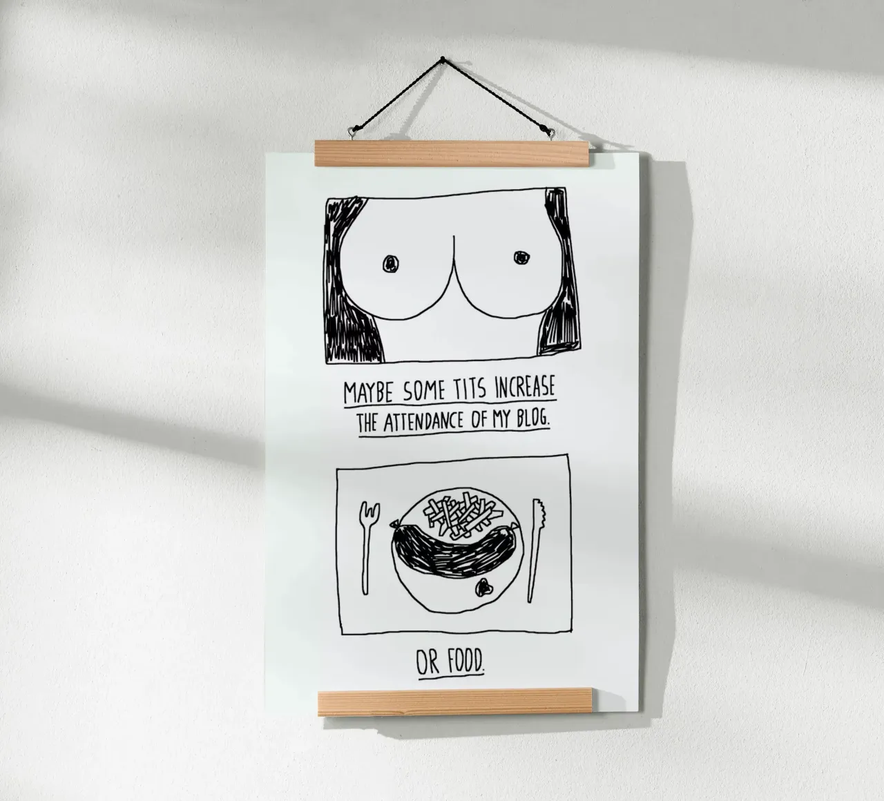 Tits (White) poster da Herzette