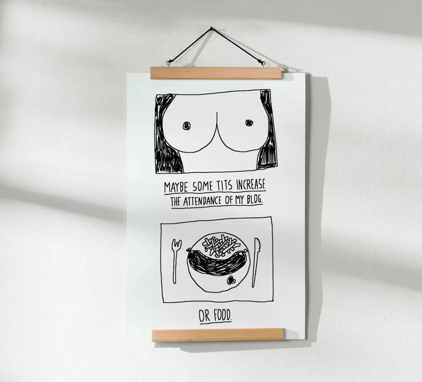 Tits (White) poster da Herzette