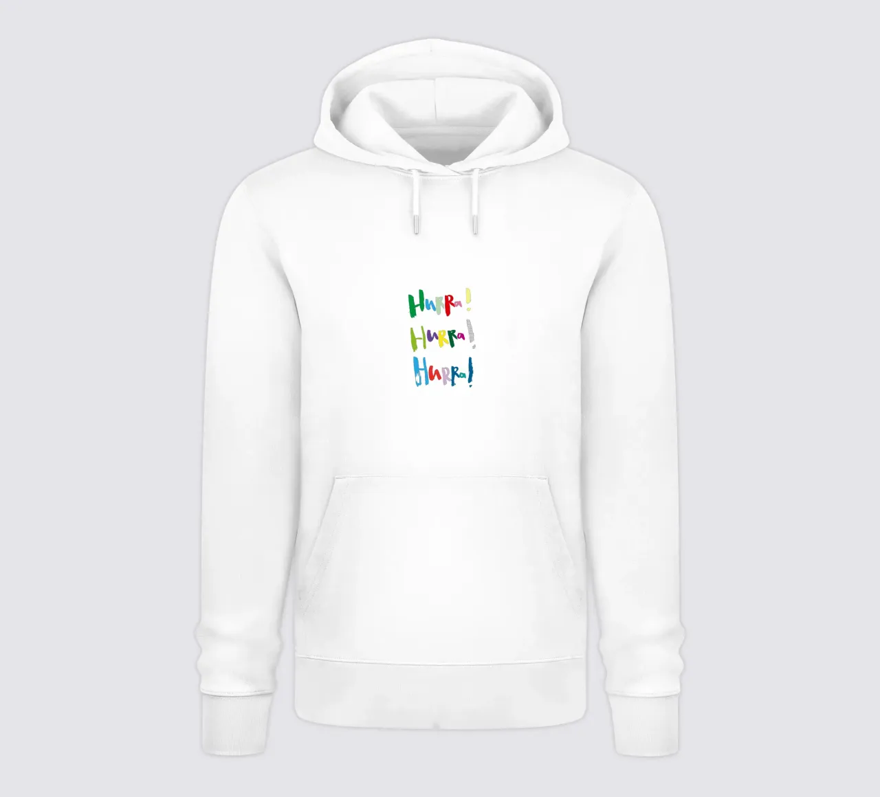 Hurra x3 felpa con cappuccio da Brushmeetspaper