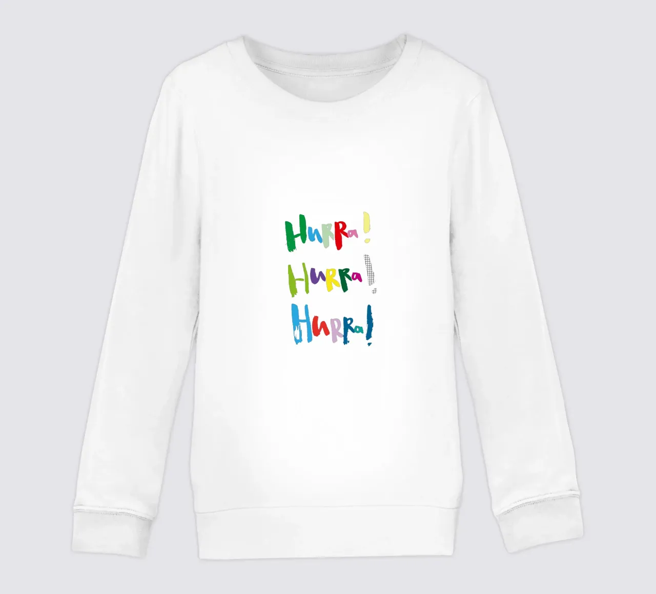 Hurra x3 felpa bambino da Brushmeetspaper