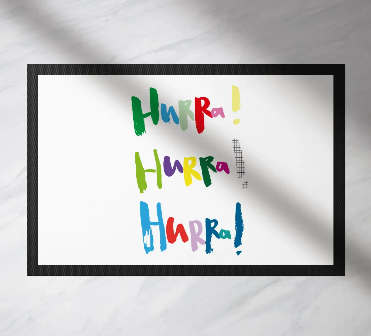 Hurra x3 zerbino da Brushmeetspaper